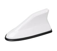 XIANTHKJDY Antenne Aileron de Requin, pour Nissan Juke F15 F16 2021-2025 2026,D'aileron De Requin de Voiture Antennes De Toit AM/FM Signal Radio Antenne Remplacement Accessoires,F/White