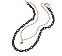 XIANYISS 2025! Collier en chaines superposées à la mode, avec un pendentif Yin-Yang. Idéal pour les pionniers de la mode à la pointe des tendances.