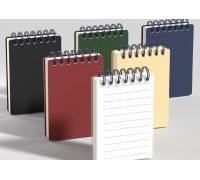 xianynow 6Pcs Mini Carnet de Note A7 Carnet à Spirale, 80 Feuilles Bloc-Notes Spirale Lignés pour l'école Bureautique, Rétro Imperméable Agenda de Poche pour Mémos, l'extérieur, école, Maison