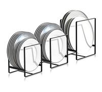 xianzhanEU 3 Pièces Range Couvercle Casserole, Égouttoirs en Métal Multifonctions, pour Armoires de Cuisine, Plaques de Rangement, Vaisselle et Couvercles de Casseroles