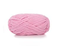 XIAO HUA Fil à crochet facile - 1 rouleau de fil à tricoter en polyester, doux et lisse pour couvertures de crochet, pulls légers, petit décor, idéal pour les débutants.