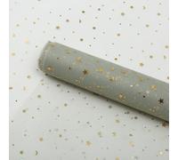 Xiao Hua Paillettes dorées chaudes, gaze de lune étoilée, sac de fleurs, magasin de fleurs, matériaux floraux, durables et ne se cassent pas facilement, décoration de lune étoilée (vert)