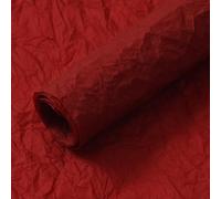 Xiao Hua Papier Chennai épais et facile à façonner pour magasin de fleurs, motif pierre, bouquet de fleurs, papier d'emballage plissé pétri à la main (rouge vin)