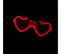 xiao Lunettes de fête au néon - Lumière Lunettes Lumière pour Noël Festival d'anniversaire Club de mariage 80s Danse Rave Disco Fournitures de fête clignotant (rose, 10 paquets)