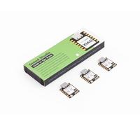 XIAO MG24 Sense Lot de 3 pièces - Silicon Labs EFR32MG24, Matter Native Over Thread/BLE 5.3, compatible Arduino, 1,95 μA ultra faible puissance, IMU/microphone/antenne intégré, 19 GPIOs
