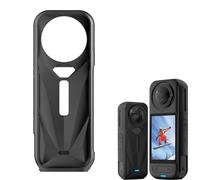 XIAOBAN Coque spécialement conçue pour Insta360 X5 - Étui de protection en silicone souple pour caméra d'action à 360 °, protection d'objectif antichoc de qualité supérieure, coupe ajustée