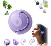 XIAOBAN Hy-T26 X15 Pro Écouteurs sans fil Bluetooth 5.4, écouteurs Bluetooth 5.4, écouteurs étanches et antibruit en forme de noix de coco (violet)