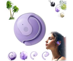 XIAOBAN Hy-T26 X15 Pro Écouteurs sans fil Bluetooth 5.4, écouteurs Bluetooth 5.4, écouteurs étanches et antibruit en forme de noix de coco (violet)