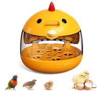 XIAOBAN Incubateur d'œufs pour l'éclosion de poussins, retourneur d'œufs automatique, mire-œufs pour petites volailles canards cailles œufs, incubateur intelligent fenêtre transparente 360° avec