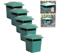 XIAOBAN Piège à limaces et escargots à bière, 1/5 pièces, piège à escargots en plastique réutilisable, piège à escargots pour jardin, décoration de ferme