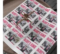 XIAOBAN Trum-p Rouleau de papier cadeau amusant de Noël, campagne électorale présidente 2024, papier d'emballage cadeau pour Noël, festival, décoration de cadeau de fête