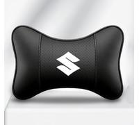 XIAOBINGFA 2 Pièces Appuie Tete Voiture pour Suzuki S-Cross SX4 Swift Jimny Alto Grand Vitara Ignis Samurai, Oreiller Appui-Tête de Siège Coussins de Soutien du Cou pour Siège de Voiture,Black