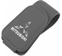XIAOBINGFA 2 Pièces Clip pour Lunettes de Voiture pour Mitsubishi Lancer Evolution X 2008-2014, Cuir Clip de Support de Lunettes de Visière de Voiture Protège Lunettes pour Le Stockage de Lunettes,B