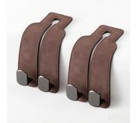 XIAOBINGFA 2 Pièces Crochet de Siège pour VW Passat Variant B8 3G I 2019-2024 -, Crochet D'Appui-Tête de Voiture Siège de Voiture Crochet de Siège Automatique pour Sacs à Main Vêtements,Brown