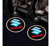 XIAOBINGFA 2 Pièces Lumière de Bienvenue Porte de Voiture pour Suzuki SX4 S-Cross SCross 2014-2019 2020 2021 2022, Projecteur de Voiture pour Porte avec Logo Lumière D'accueil