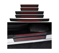XIAOBINGFA 4 Pièces Autocollant de Seuil de Seuil de Porte pour Volvo XC90 2 (II) 256 I 2015-2024 -, Bande de Seuil de Porte de Voiture en Fibre Carbone, Pièces Automobiles,B