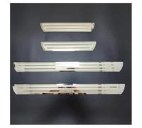 XIAOBINGFA 4 PièCes Garnitures de Seuil PortièRe Voiture en Acier Inoxydable pour Chevrolet Camaro (Bj. AB 2016), BandeDécorativeAnti-Usure DeSeuilAntidéRapant,B