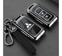 XIAOBINGFA Coque Clé de Voiture pour Mitsubishi Triton V Club Cab Pick Up 2019-2023, Étui Porte-clés Voiture à Distance Pochette Protection Rayures et L’Usure Accessoire Clé,A