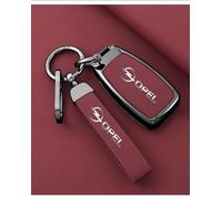 XIAOBINGFA Coque Clé de Voiture pour Opel Astra K AB 2015, Étui Porte-clés Voiture à Distance Pochette Protection Rayures et L’Usure Accessoire Clé,Red-2 Key