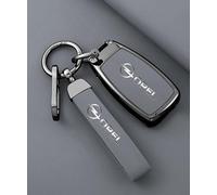 XIAOBINGFA Coque Clé de Voiture pour Opel Crossland SUV 2020-2024, Étui Porte-clés Voiture à Distance Pochette Protection Rayures et L’Usure Accessoire Clé,Grey-2 Key