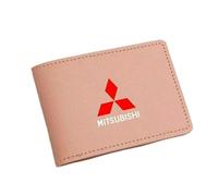 XIAOBINGFA Porte Papiers Voiture pour Mitsubishi L200 Ⅳ Double Cab 2010-2015, Cuir Étui Permis de Conduire Housse Carte Grise Protection Organisateur,Pink