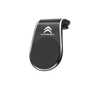 XIAOBINGFA Support Téléphone Voiture Magnétique pour Citroen Picasso C2 C3 C4 C5 C1 Elysium Cactus DS3, Support Mobile Aimanté Fixation Grille D'Aération Stable Puissant,Black
