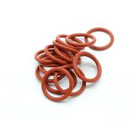 XIAOCLI 10 pièces VMQ Joint torique CS 3mm OD 9~205mm rondelle étanche en Caoutchouc de Silicone Isolant Rond Joint en Forme de O(OD 55MM ID 49MM_CS 3.0MM)