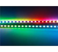 XIAOCLI Bande lumineuse LED WS2812B SMD 2.7, 2020mm, 160 LED/m, adressable individuellement, corde Ultra-étroite, éclairage WS2812, DC5V 12V(2M,DC5V)