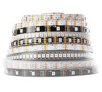 XIAOCLI Bande Lumineuse RGB LED SK9822, similaire à APA102, 1m 5m, 30 60 144, données et Horloge, adressable séparément, IP30 65 67, DC5V(5m 60 IP65,Black PCB)