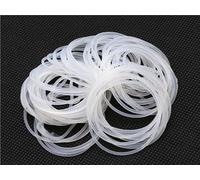 XIAOCLI VMQ - Joint torique CS 1.5mm OD 5~80mm, rondelle étanche en Caoutchouc de Silicone, Isolant Rond en Forme de O, Blanc de qualité Alimentaire, 50 pièces(OD 25MM ID 22MM_CS 1.5MM)