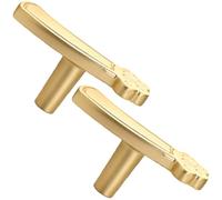 XIAODANHUA Poignées de Tiroir Boutons de Cuisine Empreinte de Patte de Chat Poignées de Meubles Poignee d'Armoire en Alliage de Zinc pour Garde-robe Salle de Bain Chambre à Coucher (Single Hole)