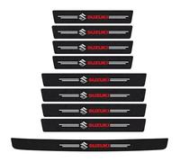 XIAOFEIDAFA 9 Pièces Protection Seuil de Porte de Voiture pour Suzuki Vitara Full Hybrid 2022 2023 2024, Seuil Porte Voiture Bande de Seuil en Fibre de Carbone Seuil Voiture Autocollant
