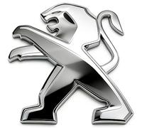 XIAOFEIDAFA Auto 3D Emblème Autocollant pour Peugeot 208 2019-2024, Autocollants Emblèmes de Voiture Stickers Décorati Emblème de Capot Avant de Coffre Arrière Badge