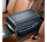 XIAOFEIDAFA Coussin Rehausseur d'Accoudoir Central de Voiture pour BMW X1 2012-2026, Accoudoir en Mousse à Mémoire de Forme Coussin de Console Centrale,Black