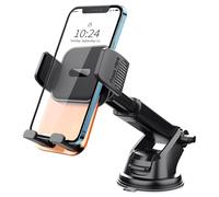 XIAOFEIDAFA Support Téléphone Voiture Ventouse pour BYD Qin/Qin Plus/Han/Tang/Song/Song Plus/Yuan 2013-2025,Tableau de Bord Pare-Brise Support pour Most Smartphones Auto,Orange