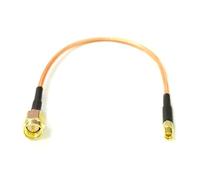 XIAOGYYE 1 Rallonge de Modem Sans Fil Sma Mâle Vers N/Uhf/Mcx/Mmcx Femelle, Connecteur À Écrou, Câble Droit En Queue de Cochon Rg316/Smaj-Mmc*K/500Cm