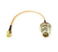 XIAOGYYE 1 Rallonge de Modem Sans Fil Sma Mâle Vers N/Uhf/Mcx/Mmcx Femelle, Connecteur À Écrou, Câble Droit En Queue de Cochon Rg316/Sma-N Nut/300Cm