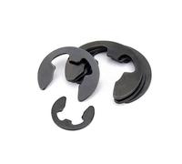 XIAOGYYE 10/50/100 Rondelles de Retenue D'Arbre En Acier Inoxydable 304 Noir, 65 Mn, M1.2, M1.5, M2, M3/M4, M5, M6, M7, M8, M9, 10 À M24/Black Steel/M14 10Pcs