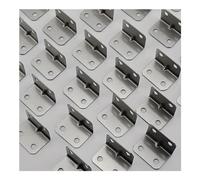 XIAOGYYE 10Pcs/20Pcs Angle Iron Board Table, Chair, Cabinet Wardrobe, Fixed Connector, 90-Degree Angle Iron Plate Bracket/Color/10Pcs