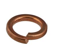 XIAOGYYE 5 À 100 Rondelles Élastiques En Cuivre M3/M4, M5, M6, M8, M10, M12, Joints de Ressort En Bronze, Verrou Élastique Gb93 Rondelles/Color/30Pcs M6