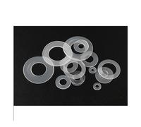 XIAOGYYE 50Pcs M3/M3.5 M4 M5 M6 M8 M10 M14 M16 M18 M20 Plastique Nylon Plane de Rondelle Plane D'Isolation de L'Écarteur de Joint, Pour Vis/50Pcs/M16*28 * 1Mm