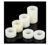XIAOGYYE 50Pcs M3/M4 M5 Insulated Column Plastic,Cushion High Column Washer Pillar Spacer Nylon Standoffs Isolation Washer/Od 7Mm/M3_Height 11Mm