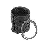 XIAOGYYE Lot de 30 Anneaux de Retenue Externes En Acier Allié 65Mn, Circlips de 3 À 28 Mm, Pour Appareils Automobiles/Color/6Mm
