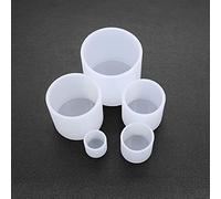 XIAOGYYE Moule À Bougie Cylindrique Fait Main, Modelage En Cire de Silicone, Petits Travaux Manuels, Jardinières, Béton, Ciment, Argile/30 * 30Mm