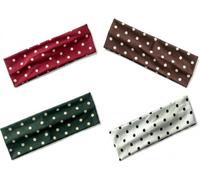 Xiaohan Lot de 4 bandeaux à pois pour femme