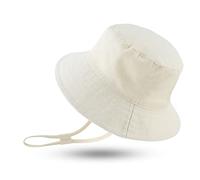 XIAOHAWANG Dinosaure Bébé Chapeau de Soleil pour Enfant Fille Garçons été Bonnet Anti-UV Bébé Chapeaux Bob (Beige, 46CM(3 à 6 Mois))