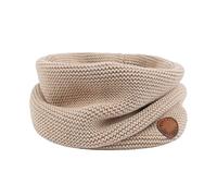 XIAOHAWANG Tricoté Bébé Écharpe Enfants Écharpes d’Hiver Pour Bébé Garçon Filles Loop Échape Classique (Beige)