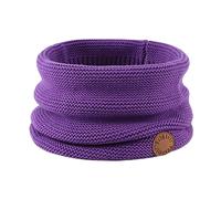 XIAOHAWANG Tricoté Bébé Écharpe Enfants Écharpes d’Hiver Pour Bébé Garçon Filles Loop Échape Classique(Violet)