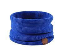 XIAOHAWANG Tricoté Bébé Écharpe Enfants Écharpes d’Hiver Pour Bébé Garçon Filles Loop Échape Classique(Bleu Royal)