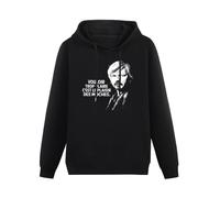 XIAOHEIYA Quote Renaud Black Printing Graphic Mens Sweatshirts Unisex Hooded XXL